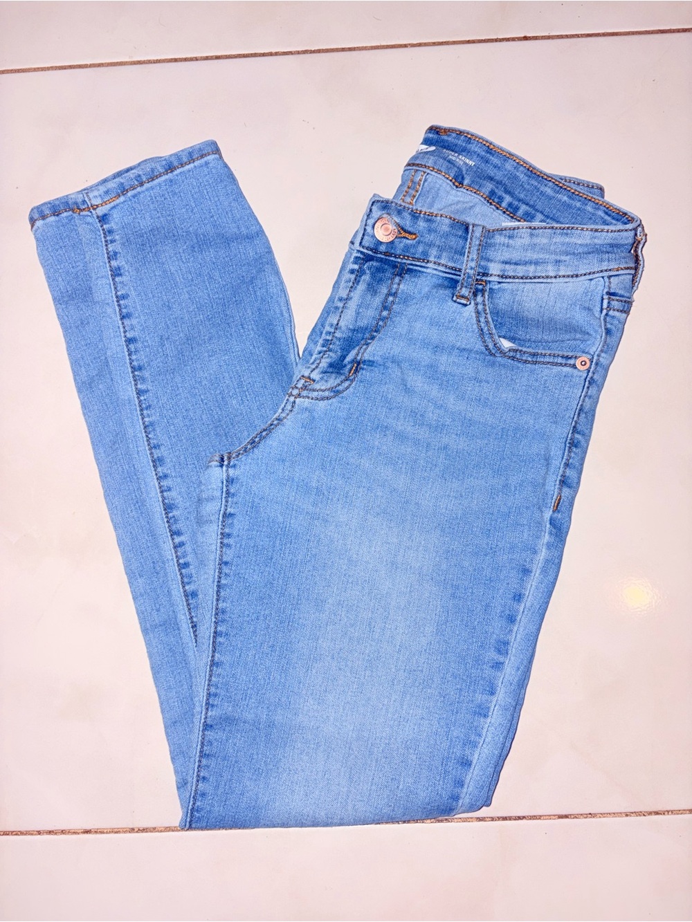 Old Navy Women's Blue Super Skinny Mid-Rise Denim Jeans Size 2